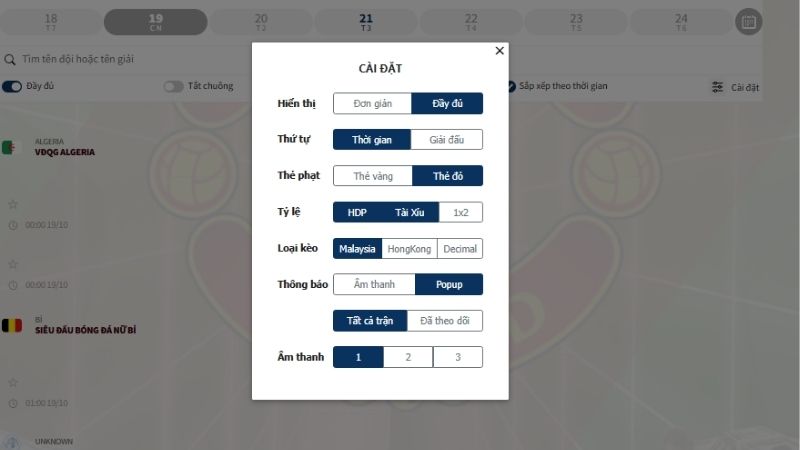 Livescore keonhacai tích hợp cả thống kê và kết quả