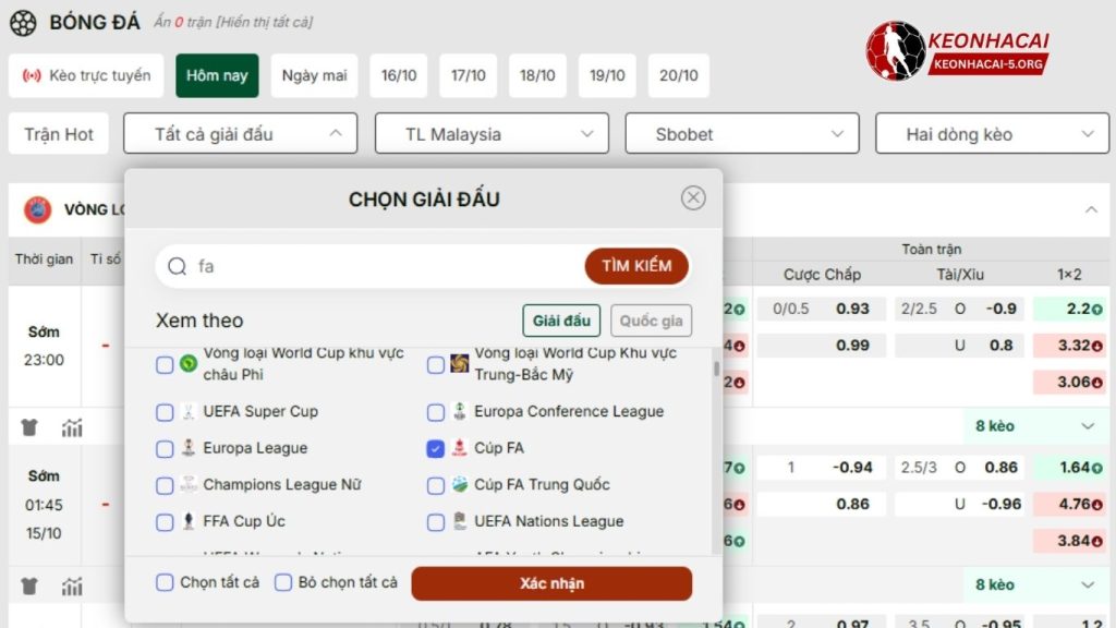 Tỷ Lệ Kèo Cúp FA 2025: Giải Mã Sân Chơi Kèo Cúp FA
